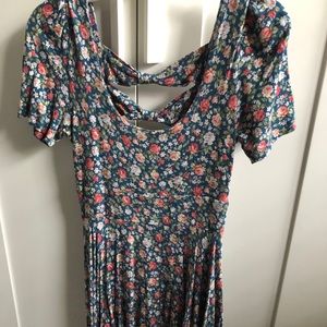 Sound & Matter Floral Open Back Dress